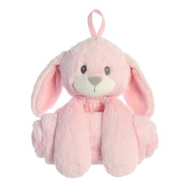EBBA Little Pitter Pattern Bunny Napping Pal Plush Blanket 28"