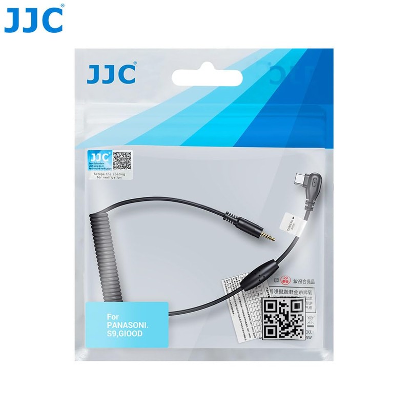 JJC Shutter Release Connecting Cable Cord for Panasonic Lumix DC-S9,