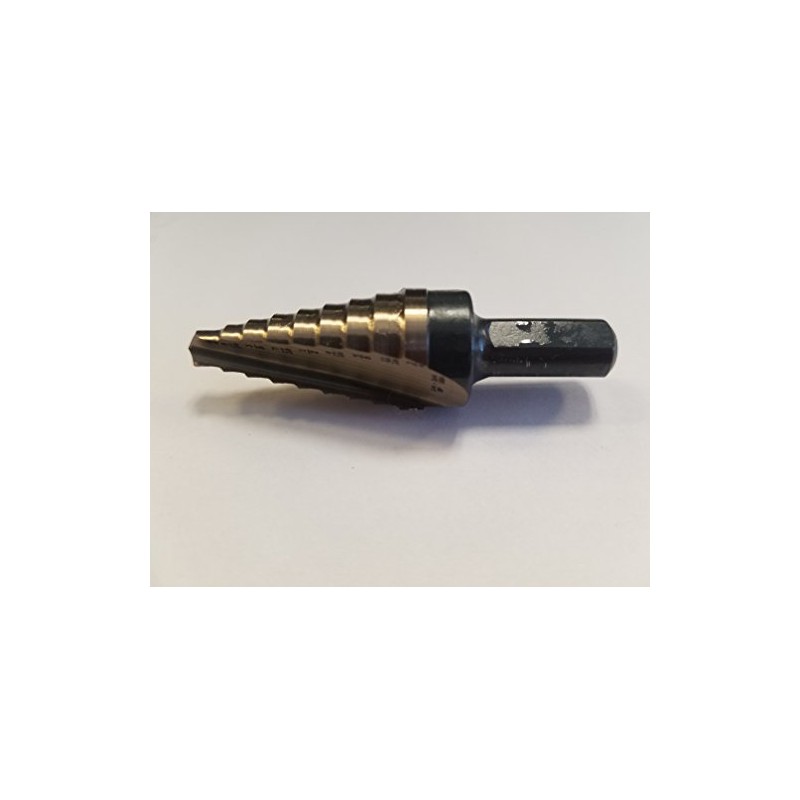 Norseman 45431 Step Drill 1/4" - 3/4" 9 Hole Sizes