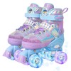 MammyGol Roller Skates for Kids Boys Girls, Adjustable Quad Skates
