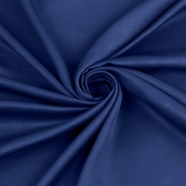 Homiest 100% Viscose Derived from Bamboo Fabric by The Yard, 98 Inch Wide Navy Blue Fabric Soft & Cooling Cloth Fabric, Silky Lining Fabric for Wedding Dress, Clothing Making, DIY Crafts (2 Yards)