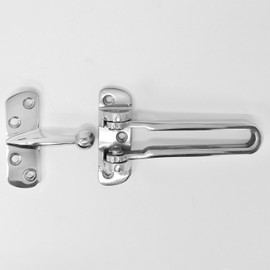 com-four® Safety Bar for Doors, Stainless Steel Door Bolt with Fixings (Pack of 01 - Shackle)