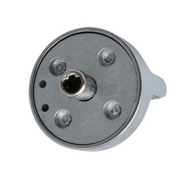 1 Pcs Oven Knob Surface Burner Control Cooktop Knob Silver Replacement for Whirlpool W10698166 AP5949868 Rod Length 15MM/0.59Inch