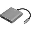 Klik USB-C to Dual DisplayPort Adapter, Male to Female