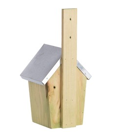 Esschert Design NKGG 30 x 15 x 13 cm, aus Holz, mit Nistkasten, braun