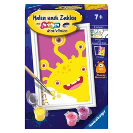 Ravensburger Paint by Numbers 23631 Yellow Monster Children from 7 Years Yellow