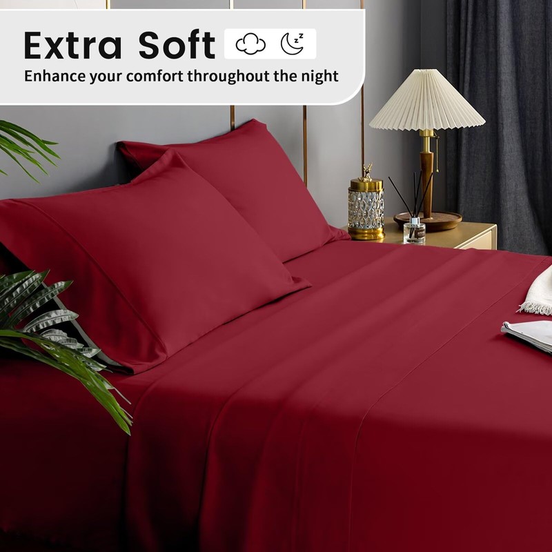 ILVOE Full Size Sheet Set, Full Size Bed Sheets 4