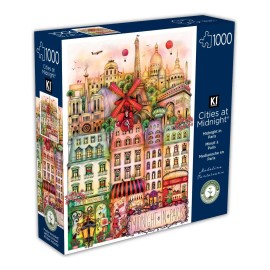 Ki Puzzles Rompecabezas Arte Paris A La Medianoche 1000 Pz Ki Puzzles