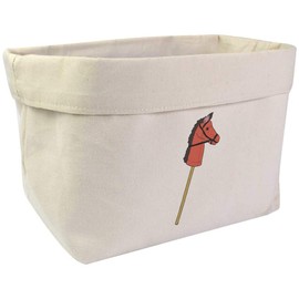Large 'Hobby Horse Toy' Canvas Organiser/Storage Bag (OR00008236)