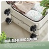 Vivikivi Luggage Replacement Wheels, 2 Pcs Universal Suitcase Double-Row Wheels