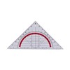 uxcell Triangle Ruler Square Set 90mm 45 Degrees Plastic Stationery