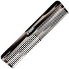 Kent 16TG Hair Dressing Table Comb Double Tooth, Graphite Fine/Wide