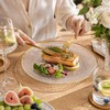 Licaere 60Pcs Clear Plastic Plates - Clear Disposable Plates With