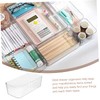 FUNOMOCYA Versatile Acrylic Drawer Organizers Set 3 Trays for Desk