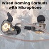 Faifxo Wired Gaming Earbuds in-Ear Headphones HiFi Game Head Phones