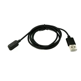 System-S USB 2.0 Kabel 100 cm Ladekabel für HONOR Band 9 Smartwatch Adapter in Schwarz