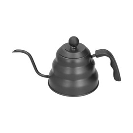 PTFE Stainless Steel Tea Pot Coffee Kettle Gooseneck Spout Pour Over Coffee Maker Drip Kettle Black1L