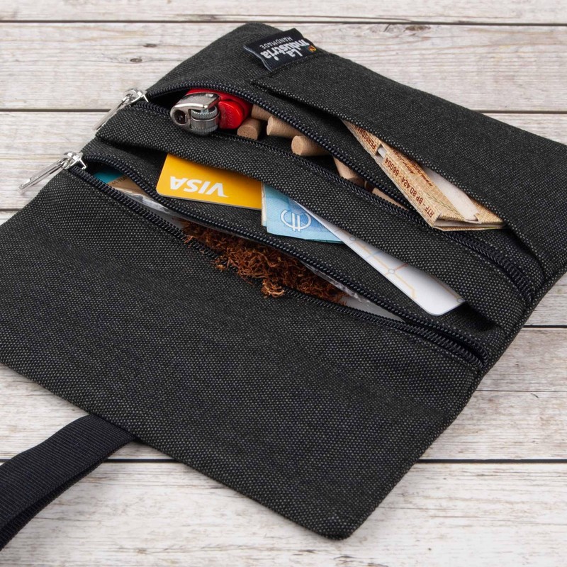 Tabaktasche für 30-50g 'Vulcano' - Wasserabweisender Tabakbeutel für Drehtabak mit