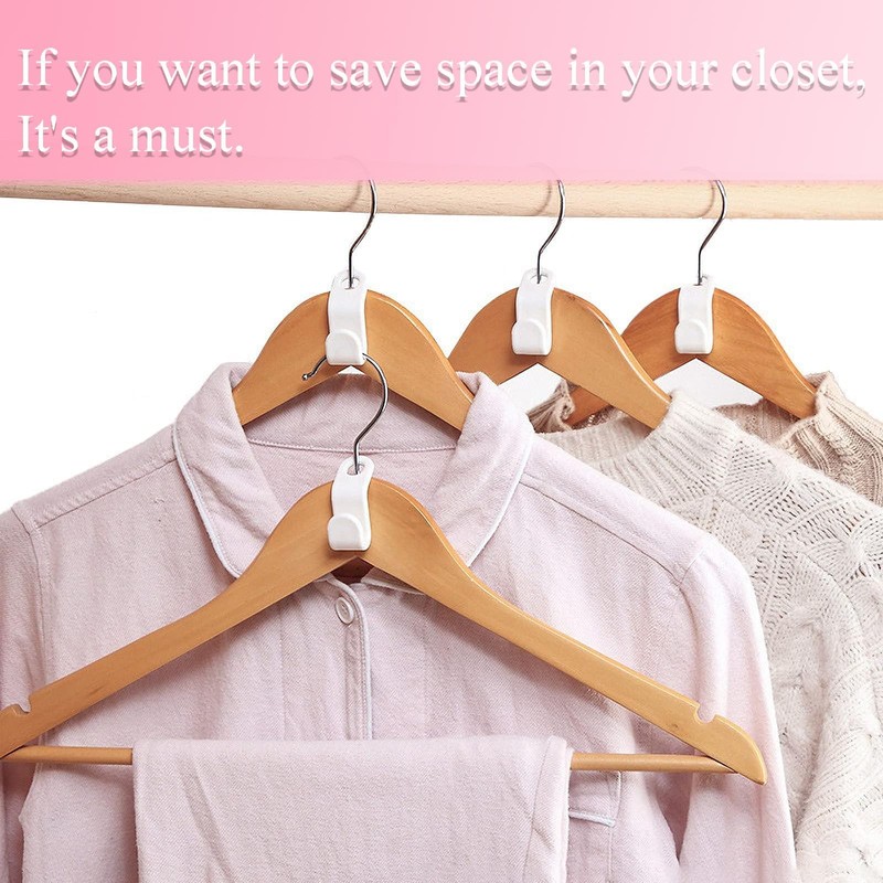 60PCS Hangers Space Savers, Clothes Wardrobe Wizard Hooks, Multi-Layer Space