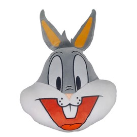 Cuddly Decorative Cushion LT BB Rabbit Plush Cushion – Embroidered – with Filling – Decorative Pillow 33 x 30 cm (Habe)