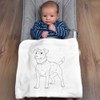 Azeeda 'Jack Russell Terrier' Cotton Baby Blanket/Shawl (BY00041368)