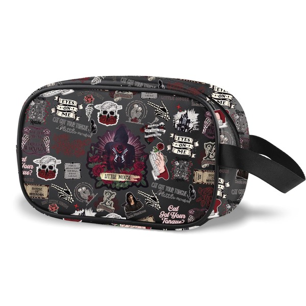 WCGXKO Dark Romance Clear Makeup Bag Spicy Bookish Book Inspired