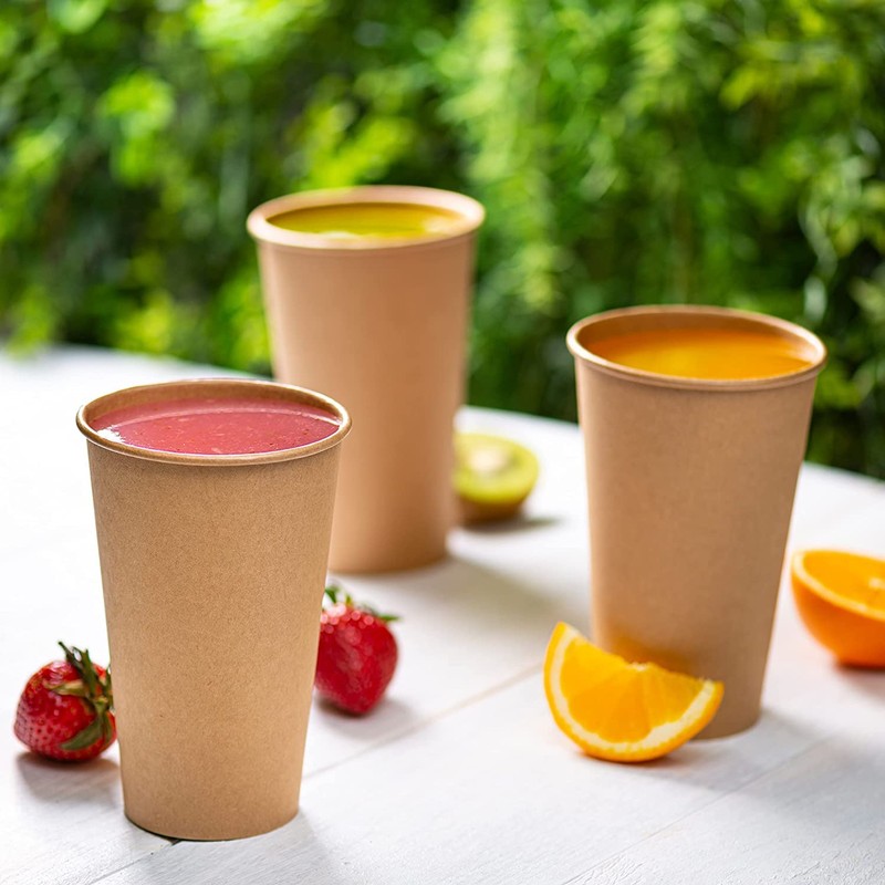 DeinPack Environmentally Friendly Coffee Cups Pack of 200 Paper Cups