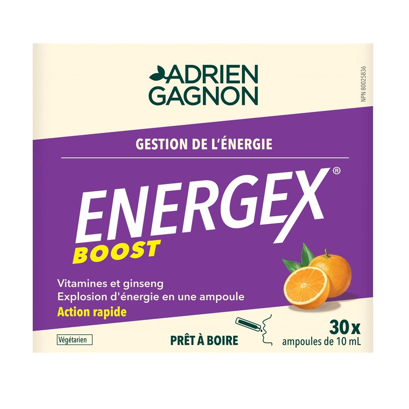 Adrien Gagnon - Energex Boost Liquid - Fast-Acting Natural Energy