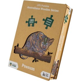 Let's Play Games Australiana Series 01 Possum LPG Wooden Puzzle