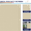 Windscreen4less 2.5' x 15' Balcony Privacy Fence Screen Mesh Windscreen