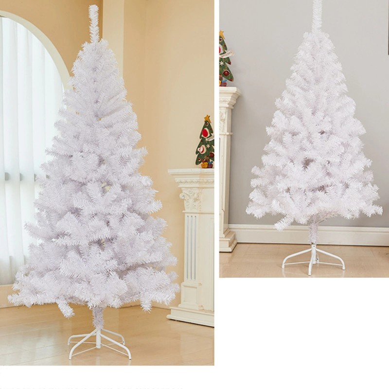 Snowy White Xmas Tree For Home Office Decor Holiday Season