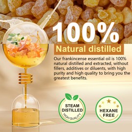 Frankincense Resin Oil for Face 2.02 fl.oz, Reduces Fine Lines & Wrinkles, Soothes Irritated Skin, Face Anti-Aging Anti-Wrinkles Hydrates Premium Frankincense Essential Oil, for All Skin Types