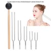 128Hz256Hz512Hz1024Hz2048HZ Aluminum Alloy Tuning Fork Sound Healing Therapy Tool Set