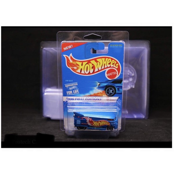 PROTECH Car Case Hot Wheels Protector 25ct. Pack ( Made to Protect Mattel Hot Wheels Basic Sized Packages from Mid 70's to Current) Protective Cover Bundle Box Cars-2