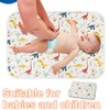 QEQSHQO Baby Changing Mat, Washable Infant Changing Mat for Babies