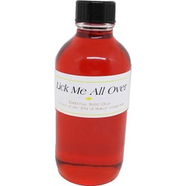 TCEShop Lick Me All Over Scented Body Oil Fragrance [Regular Cap - Red - 4 oz.] - ID#3800
