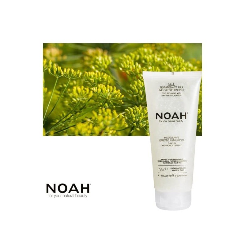 Noah Natural Hair 5.1 Volumizing Anti-Humidity Texturizing Gel with Mint