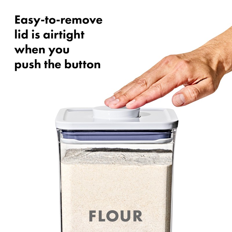 OXO Good Grips 8-Piece Prelabeled Baking POP Container Set