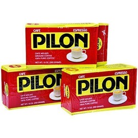 Pilon Espresso 100 % Arabica Coffee, 10-Ounce Bricks (Pack of 4) by Pilon [Foods]