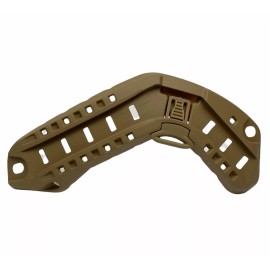 Unbranded Replacement Add-on ARC Rails For HHV ATE Gen 1 & 2 Ballistic Helmet - Coyote Brown