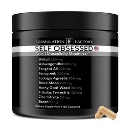 Formulation Factory Self Obsessed 10 in 1 Supplement for Men, Strength, Energy, Recovery (2 Months)