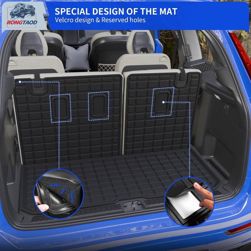 Rongtaod Cargo Mat Compatible with 2016-2025 2026 Honda Pilot Trunk