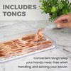 GlossyEnd Bacon Keeper Storage Container with Tong, Deli Meat Storage