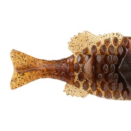 Berkley Powerbait Gilly Fishing Soft Bait, Pumpkinseed, 90mm