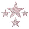 Mobestech 4pcs Star Car Stickers Vehicle Decals Stylish Auto Stickers