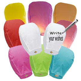 Paper Lanterns 16 Pack Colored, paper Lanterns easy to use, were The Highlight of Party!