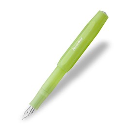 Kaweco Frosted Sport Fountain Pen I Premium Fountain Pen Luxury for Ink Cartridges with High-Quality Steel Nib I Kaweco Sport Fountain Pen 13.5 cm Fine Lime Nib Width F (Fine)
