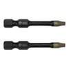 Disston Diamond Grit Screwdriving Insert Bit, 1 Slotted, 2 inch,