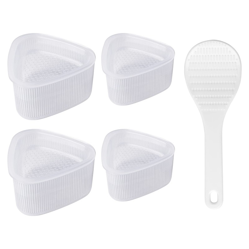 Anseom Pack of 5 Onigiri Moulds, Sushi Maker, Nigiri Sushi