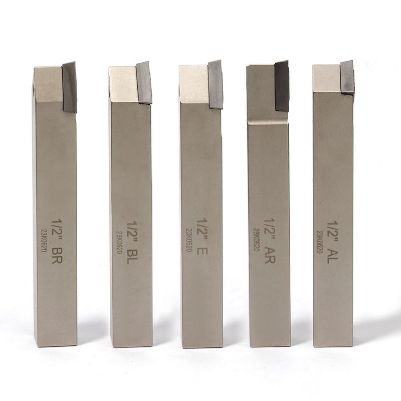 YUFUTOL Mini Indexable Lathe Turning Tool-1/2" Shank Nickel Plated 5